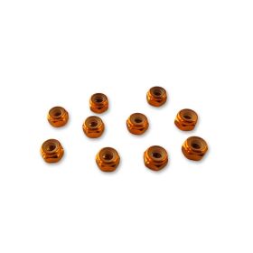 Alu Stoppmuttern M3 orange (10) / HSPX509