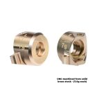 GPM AXIAL 1/30 SCX30 FORD BRONCO/JEEP WRANGLER/CHEVROLET K10 Messing Lenkhebel-Gewichte (7g) / GPMSCX30/21XOC