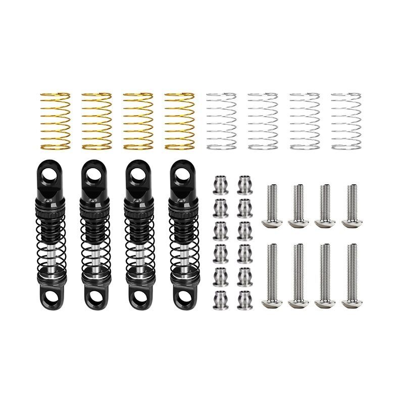Dämpfer-Set 26mm einstellbar schwarz / GPMSCX30/26FRBKBK