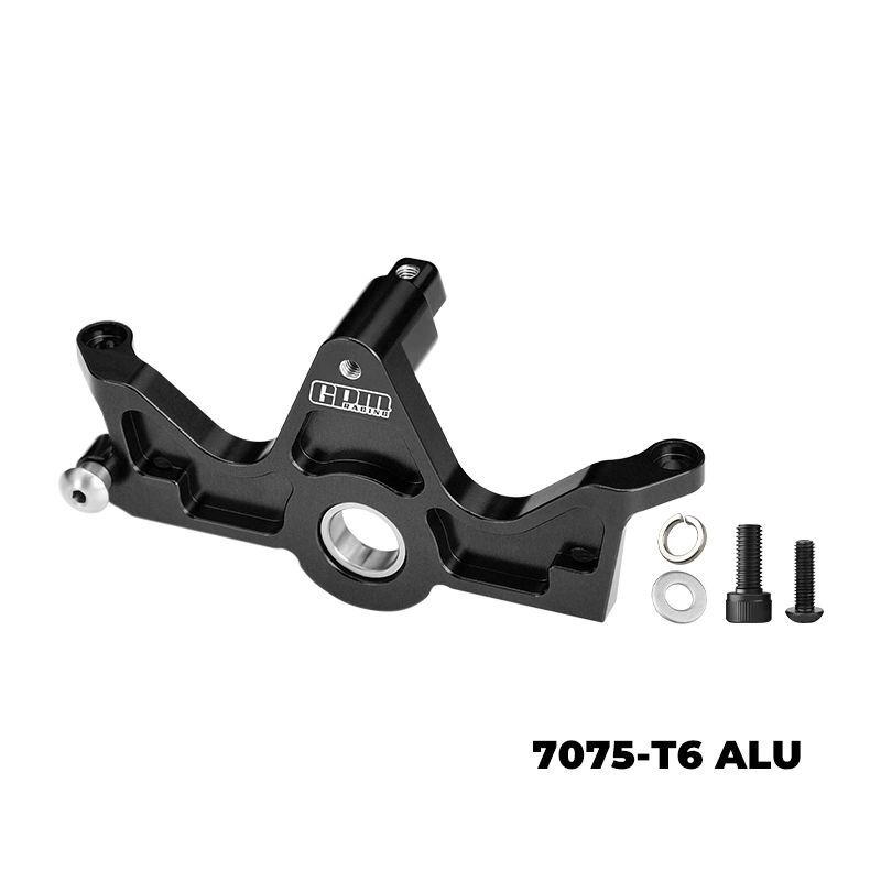 Alu Motorhalter schawarz / GPMSLA018ABK
