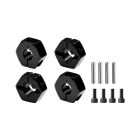 Alu Radmitnehmer 12mm schwarz klemmbar / GPMSLAM010BK