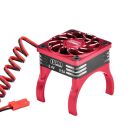 Alu-Halter für HighSpeed Lüfter 36mm rot / GPMXRTM018FANV1R