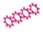 HUDY 1/8 OFF-ROAD TIRE MOUNTING BAND - OCTOPUS - PURPLE (4) / HUD105253