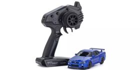 Kyosho Mini-Z AWD Nissan Skyline GT-r R34 Metallic Blau...