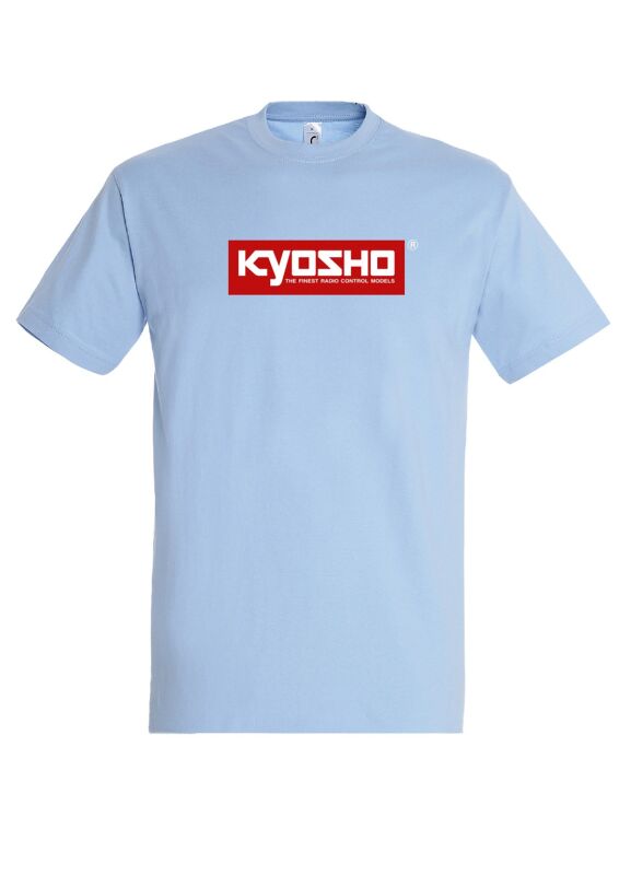 Kyosho T-Shirt Feder 26 Celeste -L / K.88267-L