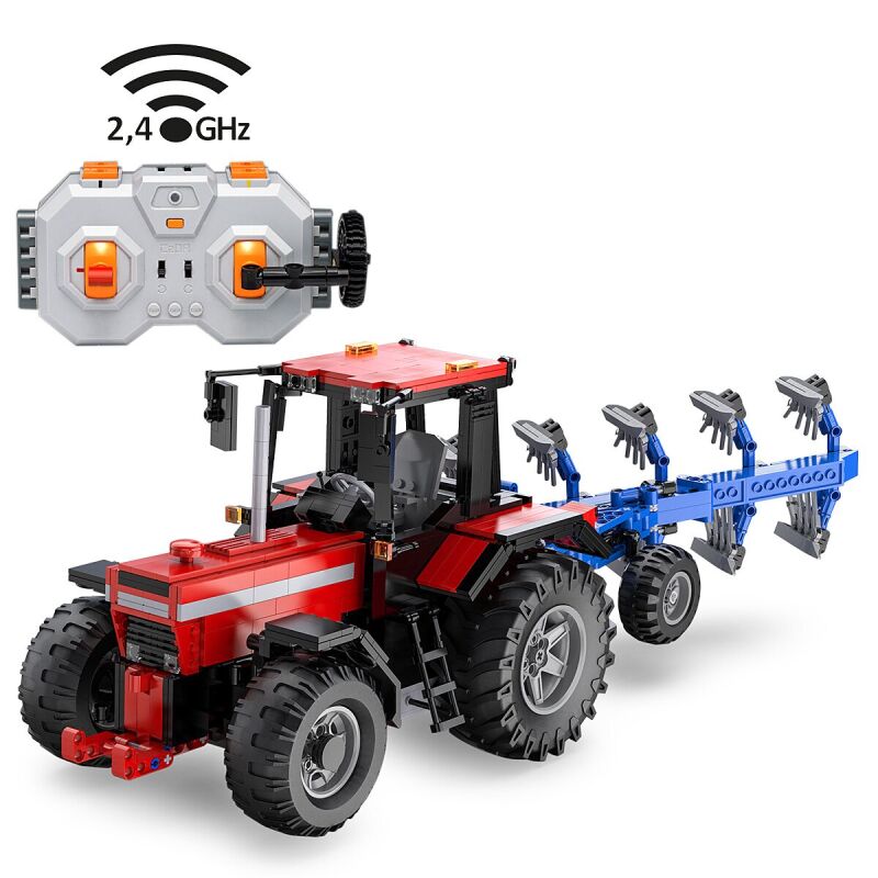 CaDA Traktor mit Pflug 1:17 2,4GHz Bricks / 402908