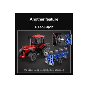 CaDA Traktor mit Pflug 1:17 2,4GHz Bricks / 402908