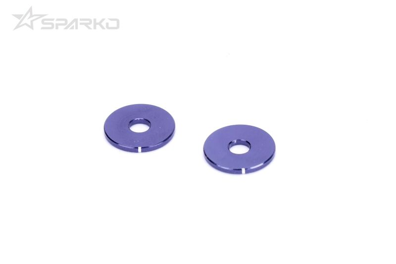 Sparko F8 Dämpfer-Kugelkopf Distanzscheibe 7075 1 mm (2 Stück) SE / SPKF84073