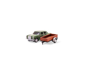 1:87 Mercedes-Benz 200/8 grün mit Anhänger...