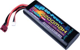 Robbe Modellsport RO-POWER Car LiPo 4200 mAh 7,4V 25C Roundcase (T-Stecker + Tamiya Adapter) / 6591