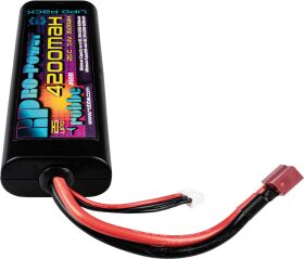 Robbe Modellsport RO-POWER Car LiPo 4200 mAh 7,4V 25C Roundcase (T-Stecker + Tamiya Adapter) / 6591