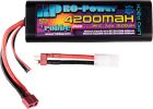 Robbe Modellsport RO-POWER Car LiPo 4200 mAh 7,4V 25C Roundcase (T-Stecker + Tamiya Adapter) / 6591