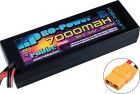 Robbe Modellsport Ro-Power Car Lipo 6000mah 7,4V 50C Hardcase (XT-90 + T-Stecker Adapter) / 6592