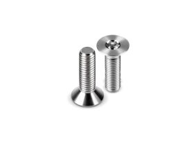 HUDY TITANIUM FLAT HEAD SCREW M3x14 (4) / HUD903314-T