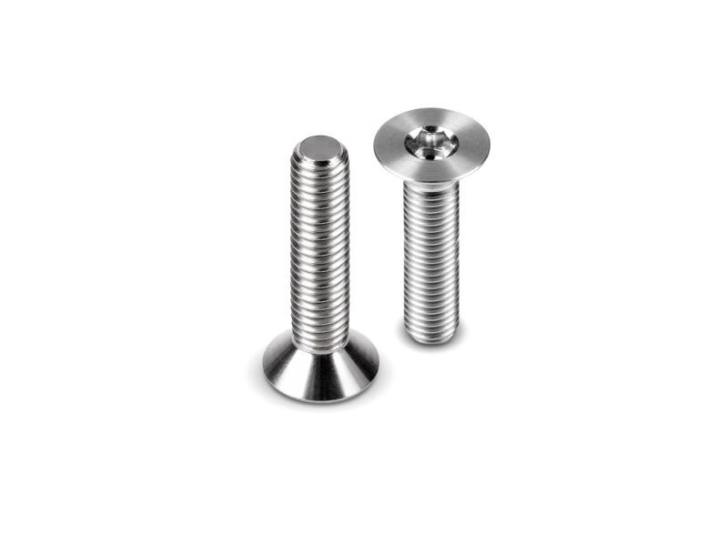 HUDY TITANIUM FLAT HEAD SCREW M3x20 (4) / HUD903320-T