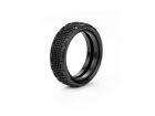HUDY 1/10 OFF-ROAD TIRE 2WD FRONT CARPET - 102 - MEDIUM (2) / HUD812102-M