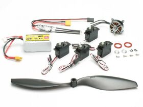 PICHLER Antrieb + Servos Crack Fokker / 17212