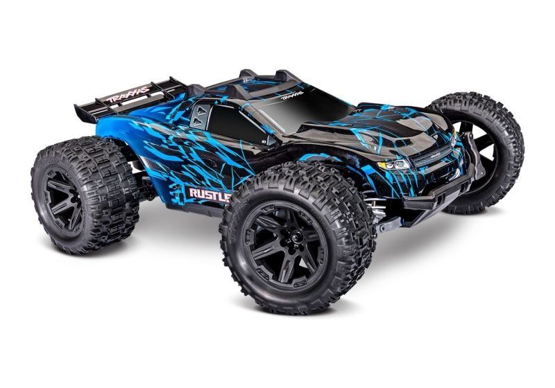 TRAXXAS Rustler 1/10 4x4 Stadium-Truck blau RTR / TRX67464-4-BLUE