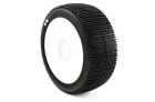 ProCircuit Trigon v3 Buggy Reifen 1:8 Mischung S1 supersoft montiert auf weißer Felge, 17 mm Hex / PCW2007-S1