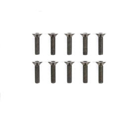 Tamiya 3x12mm 6-Kant-Senkkopf Schraube Stahl (10) /...