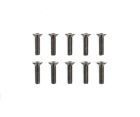 Tamiya 3x12mm 6-Kant-Senkkopf Schraube Stahl (10) / 300051631