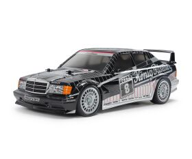 Tamiya 1:10 RC M-B 190E Evo II Kö-Pi.lackiertTT-02 /...