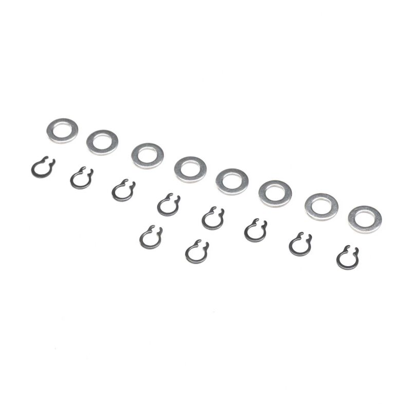 E-flite Wheel Axle E-Clips: V1200 V2 / EFL-3620