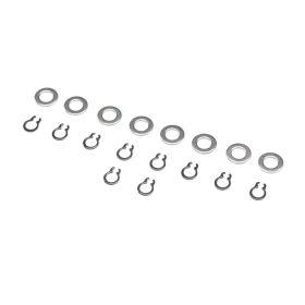 E-flite Wheel Axle E-Clips: V1200 V2 / EFL-3620