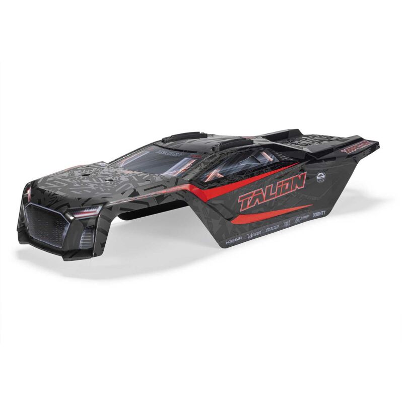 ARRMA TALION 6S EXB BLX Painted Decaled Trimmed Body Black / ARA-3406