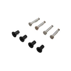 Losi Front King Pins & Arm Bushings Steel: ALL 5IVE /...