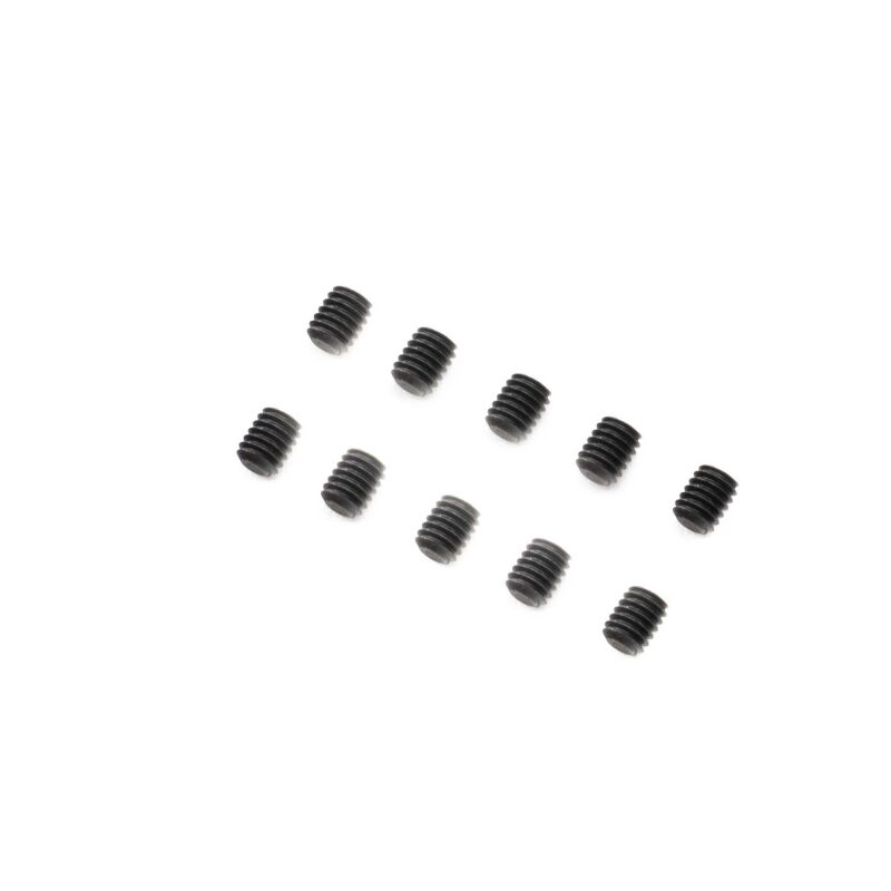 Losi Set Screw M4 x 5mm Cup Point STL (10) / LOS-3958
