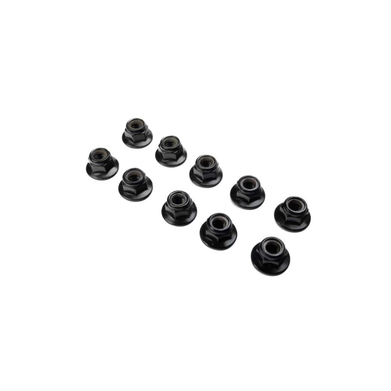 Losi Flanged Nylock Nut M5 STL (10) / LOS-3918