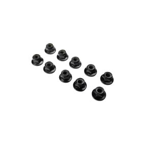 Losi Flanged Nylock Nut M5 STL (10) / LOS-3918