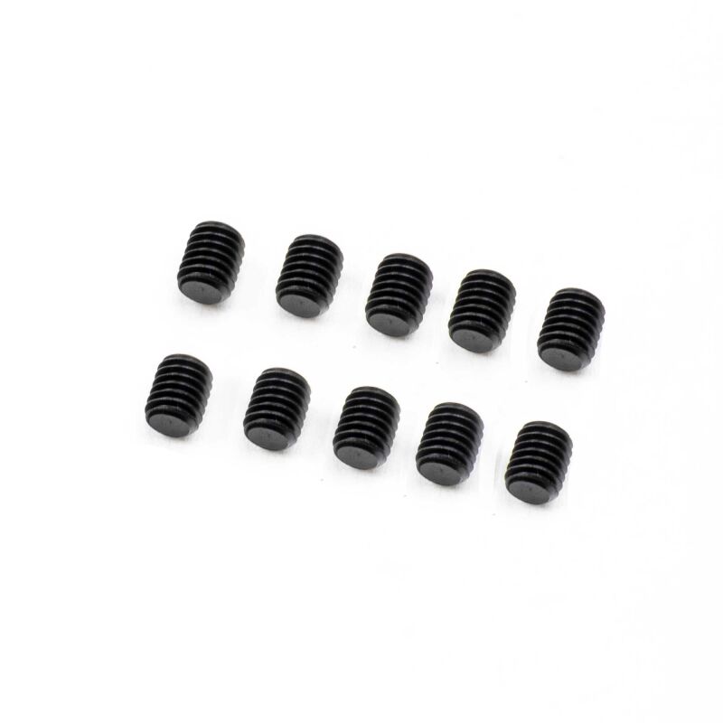 Losi Set Screw M5 x 6mm Cup Point STL (10) / LOS-3960