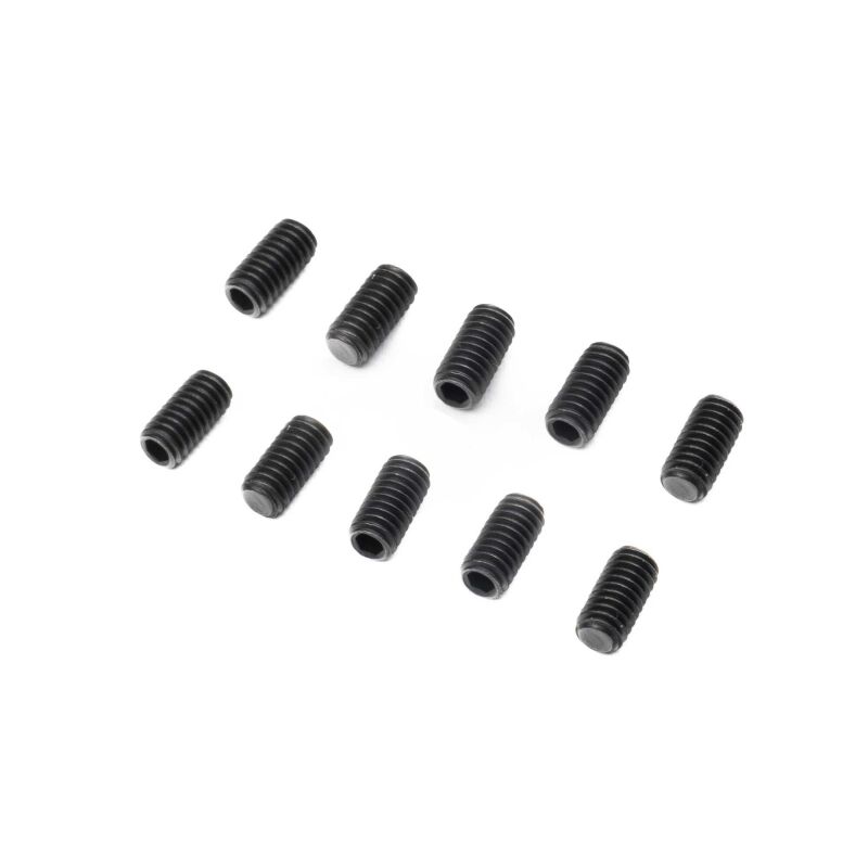 Losi Set Screw M4 x 8mm Cup Point STL (10) / LOS-3924