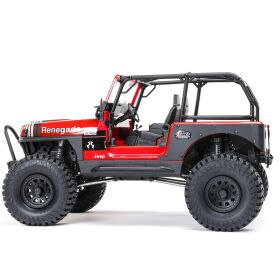 Axial SCX10 III Jeep CJ-7 1:10 4X4 Brushed Rock Crawler RTR, rot / AXI03008V2T1