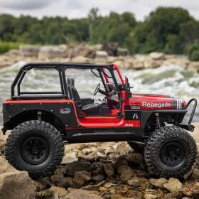 Axial SCX10 III Jeep CJ-7 1:10 4X4 Brushed Rock Crawler RTR, rot / AXI03008V2T1