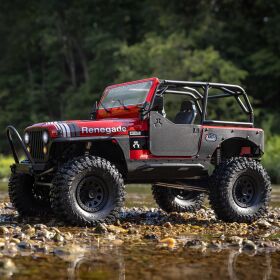 Axial SCX10 III Jeep CJ-7 1:10 4X4 Brushed Rock Crawler RTR, rot / AXI03008V2T1