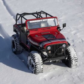 Axial SCX10 III Jeep CJ-7 1:10 4X4 Brushed Rock Crawler RTR, rot / AXI03008V2T1