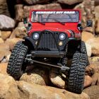 Axial SCX10 III Jeep CJ-7 1:10 4X4 Brushed Rock Crawler RTR, rot / AXI03008V2T1