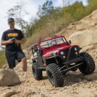Axial SCX10 III Jeep CJ-7 1:10 4X4 Brushed Rock Crawler RTR, rot / AXI03008V2T1