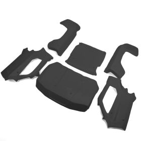 Losi Body Set Complete Black: 5IVE-T 3.0 / LOS-4000