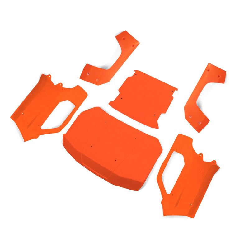 Losi Karosseriesatz komplett Flourescent orange: 5IVE-T 3.0 / LOS-4002