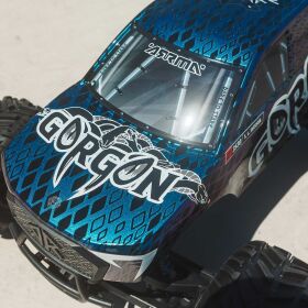 ARRMA GORGON 223S 1:10 2WD Brushless Monster Truck RTR, blau / ARA3530T1