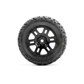 Pro-Line Racing Jaeger Front/Rear MT Tires MTD 12mm Black Split Six (2): ARRMA MINI KRATON / PRO1034610