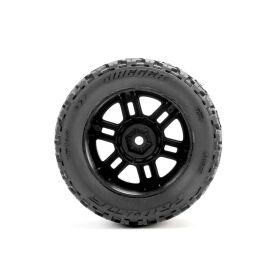 Pro-Line Racing Jaeger Front/Rear MT Tires MTD 12mm Black Split Six (2): ARRMA MINI KRATON / PRO1034610