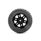 Pro-Line Racing Jaeger Front/Rear MT Tires MTD 12mm Black Split Six (2): ARRMA MINI KRATON / PRO1034610