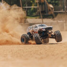 ARRMA Freedom Flyer 223S 2WD 1:10 Brushless Monster Truck RTR, weiß, inkl. Akku & Ladegerät / ARA3530SFFT1