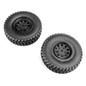 Axial Tire & Wheel Set Mounted (2): SCX10 Trailer /...