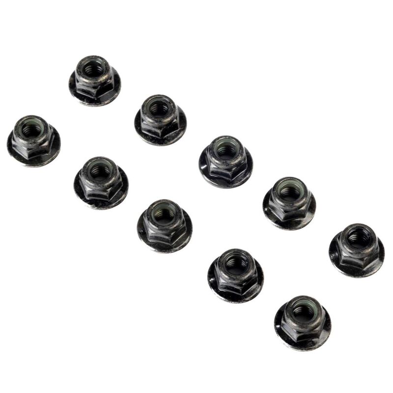 Losi Flanged Nylock Nut M6 STL (10) / LOS-4030